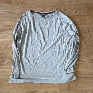 Free Fly Apparel Light Gray Long Sleeve Tee